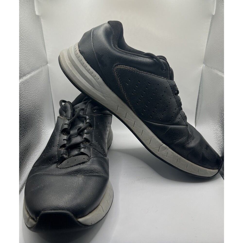 Walter Hagen Golf Shoes Men's Size 10W Black Leather Ortholite Course Used